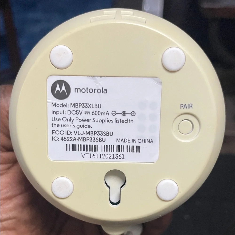 Motorola White and Gray Camera